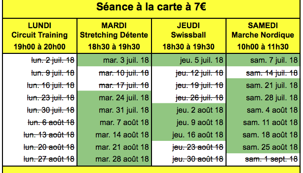 L’ETE s’annonce et Actisport répond une nouvelle fois présent !